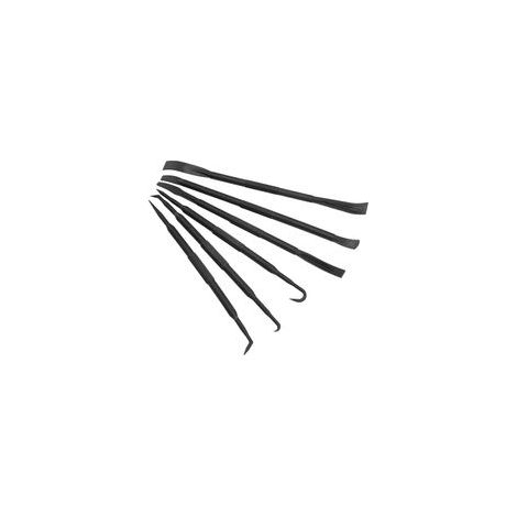 Kit d'Outils de Démontage, 6 Pièces, Leviers en Plastique pour Garniture, avec Crochets de Joint