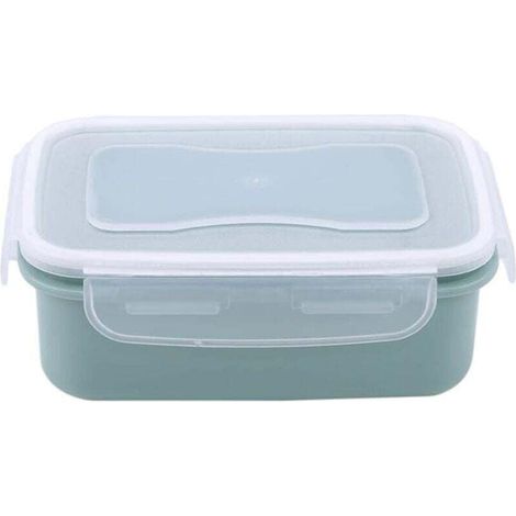 Boîtes à lunch pliables portables pour aliments, fruits, salade, bac à légumes, multi-usages, résistantes à l'humidité, pour les devoirs scolaires (1/4)