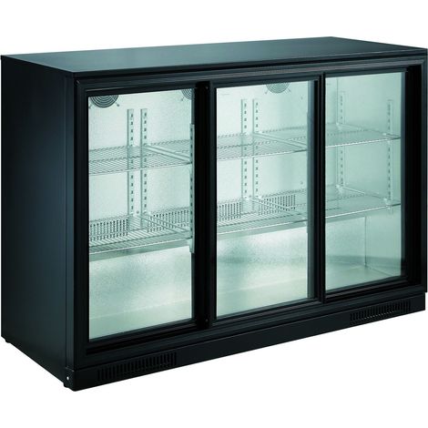 Arrière-Bar Réfrigéré - 3 Portes Vitrées - 298 L - Combisteel (1/3)
