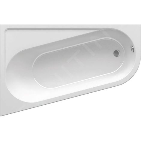 Ravak Chrome - Baignoire asymétrique 1600x1050 mm, gauche, blanc CA51000000 (1/4)