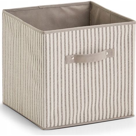 Scatola portaoggetti zeller tessile pieghevole con maniglia 31x31x31 cm (1/3)