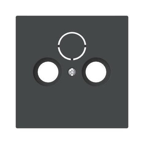 Plaque centrale busch-jaeger 1743-45m plastique IP20 3 prises