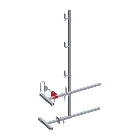 Garde-corps universel avec fixation élingue avec bloqueur h 1,5m - DIMOS - 1040 mm