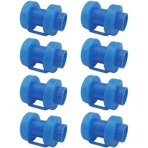 Embouts De Trampoline - Lot De 8 Embouts De Protection pour Barres De Filet De Trampoline - Trampoline Intérieur Vert À Capuchon pour Poteaux 25 Mm Filet De Sécurité (1/5)
