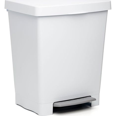 TATAY Cubki Mülleimer Weiß 23L Küche