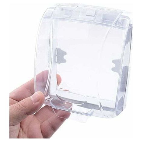 Couvercle Étanche pour Bouton de Sonnette, Housse de Protection Transparente, Protection Sonnette Exterieur Pluie (1/5)