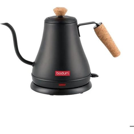 Bodum Wasserkocher Elegant 0,8L Schwarz Matt 1800W