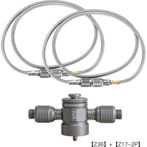 Adaptateur pour réchaud 1 à 3 cartouches de gaz, adaptateur de conversion latérale, convertisseur de lampe à vapeur, convertisseur de lampe, outils de camping de plein air, réchauds de cuisine portabl (1/5)