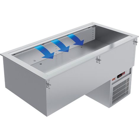 Elément cuve réfrigérée - ventilée - 4x GN 1/1 - Diamond (1/2)