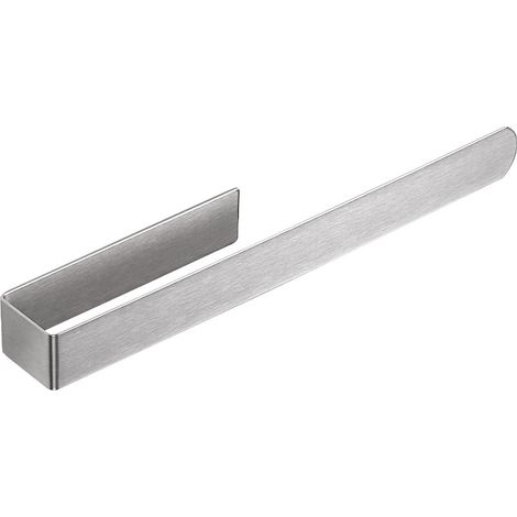 CREA Porte-serviettes de salle de bain sans perçage, autocollant, en acier inoxydable, 37 cm (1/4)