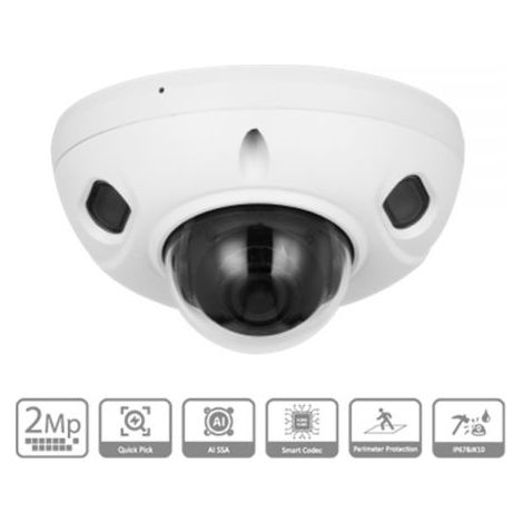 DAHUA - Dome ottica fissa 2 mpx - IPC-HDBW3241F-AS-S2