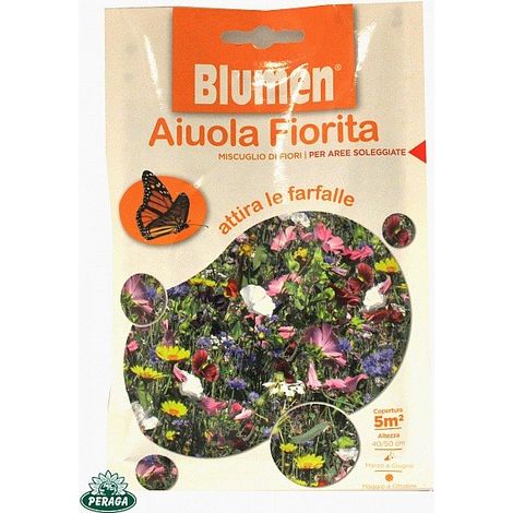 BUSTINA CON SEMI IN MISCUGLIO FIORI PER ATTIRARE LE FARFALLE