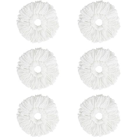 tampons de serpillière réutilisables, mouillés, lavables, chiffon de remplacement, nettoyage, sol, nettoyage à sec, balais, jetables, compatible, re (1/4)