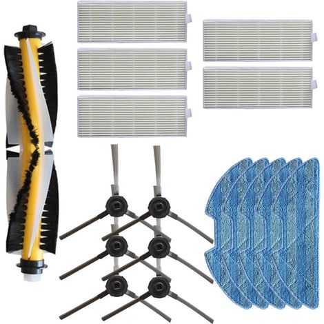 Per RV-R500 kit ricambio ventola motore aspirapolvere robot spazzole laterali filtri HEPA accessori pezzi (1/5)