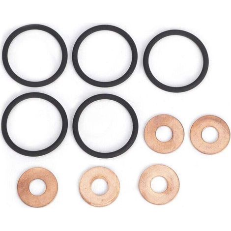 Kit di O-ring e rondelle di tenuta Ulisem per iniettore diesel ERR7004, compatibile con Land Rover Discovery 2 Defender TD5 (1/4)