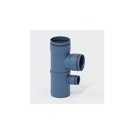 PoloPlast POLO KAL XS Doppelabzweig DN 110/90/50, 87,5 Grad, vertikal (1/3)