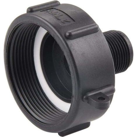 2 adaptateurs pour conteneurs IBC 275/330. filetage fin 2 pouces NPS (1/4)