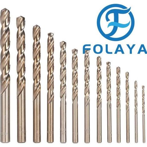 Foret en acier inoxydable - HSSE - Co5 DIN 338 - Foret en métal - Foret en cobalt 1-13 mm (1/2)
