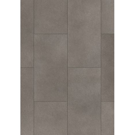 Mexen Grey Mist échantillon de panneau vinyle 610 x 305 mm SPC 6,5 mm, sous-couche IXPE 1,5 mm, 4 V-Joint, Pierre - F1155-S (1/2)