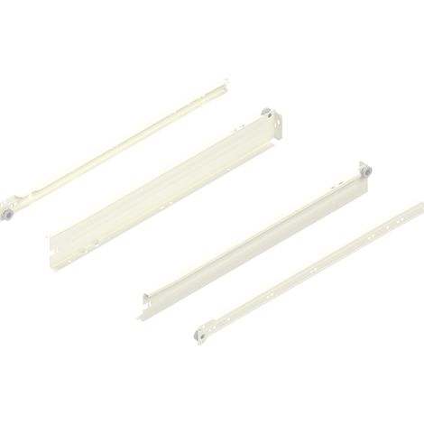 Blum Metabox Teilauszug 500mm C15 Zargenhöhe 54mm,  RAL9001 Steckversion