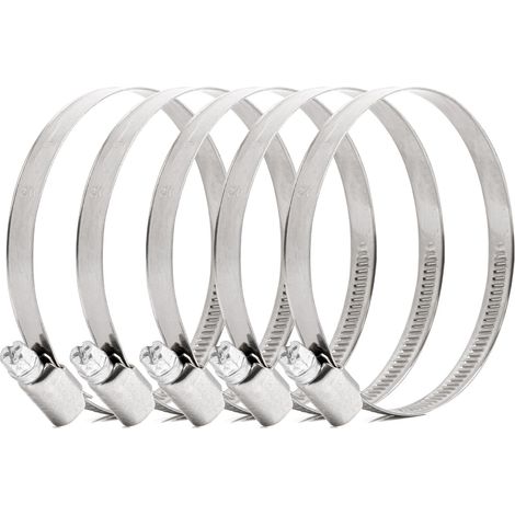 Morsetto a vite senza fine, 5 pezzi, 70-90 mm/9 mm W2 amio-04591 (1/3)