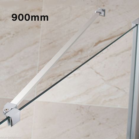 Edelstahl Stabilisator SONNI 90cm Wandhalterung für Duschwände Stabilisierungsstange (1/5)