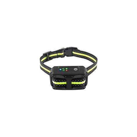 Collier anti-aboiement rechargeable automatique, vibration, son, choc, IP67, noir – (1/4)