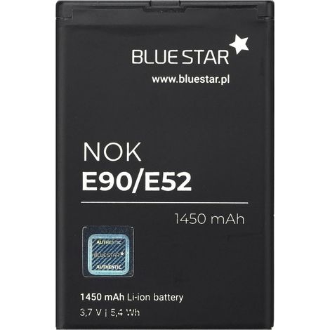 Bluestar Akku Ersatz kompatibel mit Nokia E52 / E55 / E61 / E63i / E71 / E72 1450 mAh Austausch Batterie Accu BP-4L (1/3)