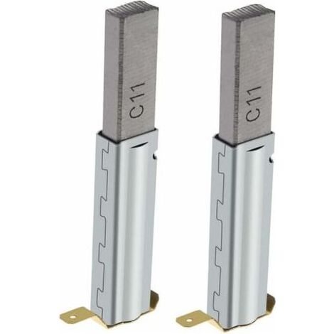 Balais de charbon remplacement 10mm x 6mm x 29mm – 2 paires pour aspirateurs 30/60/70/80/90L – Matériaux carbone et métal (1/4)