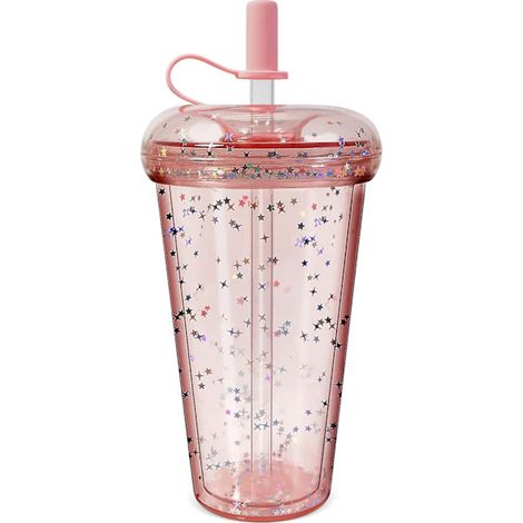 Mug en paille de beignet - 15 oz Mug réutilisable pour le voyage, le café froid, polyvalent et pratique (1/5)