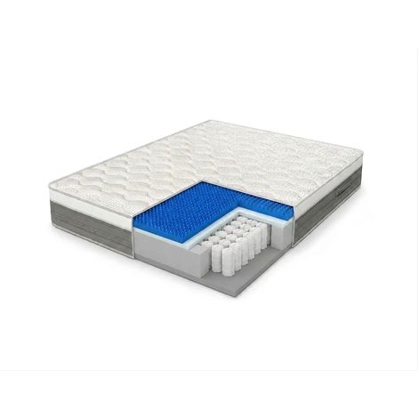 Materasso Molle e Memory 1 Piazza e Mezzo 120x195 cm Dispositivo Medico Classe 1 Dormidea Olimpo Hybrid + Omaggio (1/5)