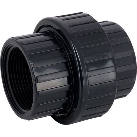 Raccords piscine - Raccord union PVC pression à visser FF 1''1/4