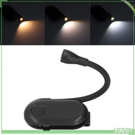 Lampe de lecture à clip - FAFEICY - Mini Lampe Rechargeable - 3W - Flexible - Soins Oculaires (1/5)
