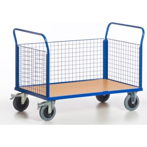 Rollcart Gitter-Dreiwandwagen 850x480mm mit 500kg Tragkraft