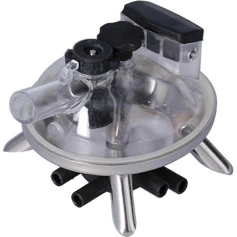 Collecteur de lait de vache 240 ml, facile à installer, accessoire pour machine à traire avec base en acier inoxydable (1/5)