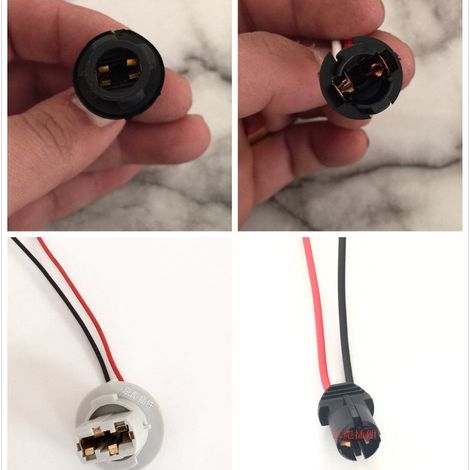 Dongfeng Tianlong Tianjin instrument bulbs T10 T20 153 instrument bulb socket small light plug (1/4)