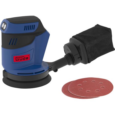 Ponceuse excentrique sans fil EXS 18-0 (18 V, moteur haute performance, surface de ponçage de 125 mm, 3 vitesses, poignées antidérapantes avec poignée souple, sans batterie (1/5)
