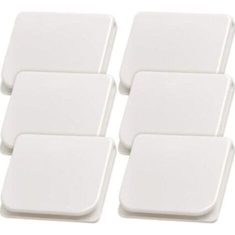 Clips de rideau de douche Clips de rideau de pulvérisation coupe-vent Clips de rideau autocollants Clips de protection de protection de douche (6 pièces)