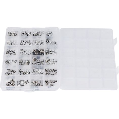 240 Pièces Connecteur USB Micro, 24 Types de Jack en Acier Inoxydable pour Téléphone et Ordinateur (1/5)
