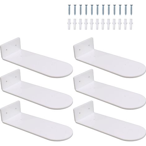 schwebende Schuhregale aus Acryl, 20 cm lang, für Sneaker-Sammler, weiß (1/5)