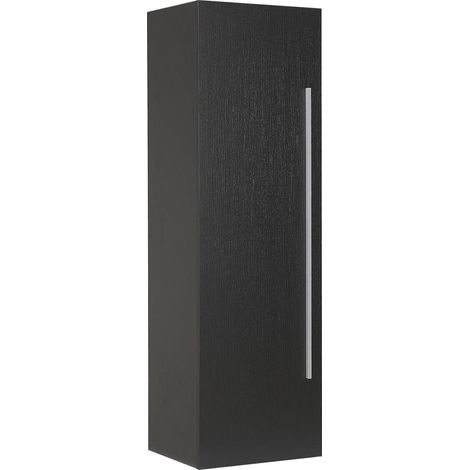 Bathroom Wall Mounted Cabinet MATARO 40 cm Black (1/5)