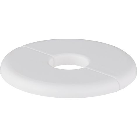 Rosace ronde à agrafes Ø60 pour tube Ø16 (x2) NOYON & THIEBAULT Blanc (1/5)