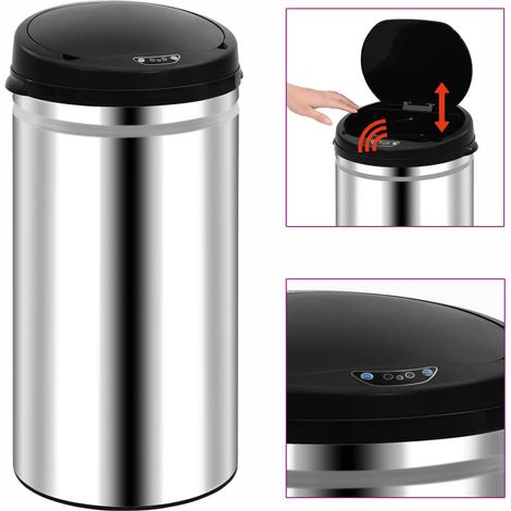 Automatischer Sensor-Mülleimer 50 L Edelstahl