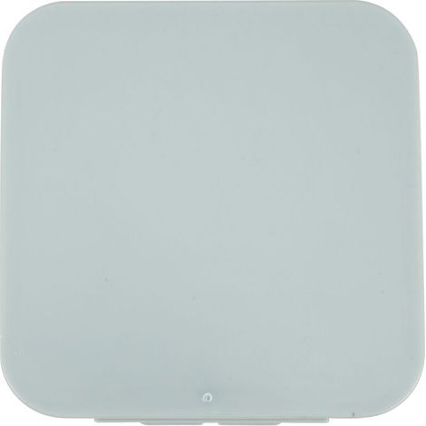 Boîte de rangement carrée murale amovible, étagère de rangement pour table de cuisine, porte-brosses à dents, organisateur de salle de bain bleu (1/5)