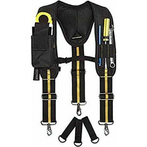 Bretelles réglables Ceintures Porte Outils Ceinture Bretelles Homme Outils Professionnel pour charpentier (1/4)
