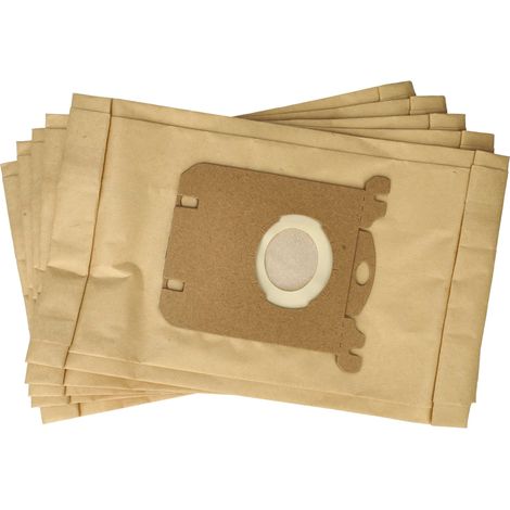 vhbw 5x Sacs compatible avec Volta Control U 4610 - 4640 aspirateur - papier, 25,8cm x 16,2cm, couleur sable
