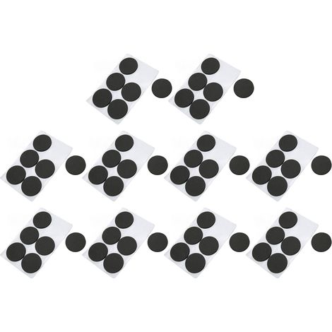 Tapis de protection ronds anti-chocs antidérapants adhésifs pour pieds de meubles, lot de 8, usage domestique et salon de manucure (1/5)