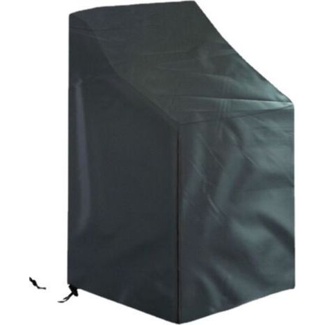 Protective cover for 4-6 stackable garden chairs, 64 x 64 x 70/120 cm (1/4)