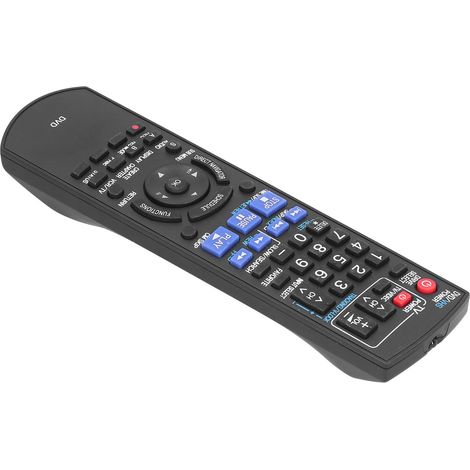 Télécommande universelle noire pour lecteurs DVD Panasonic DMREZ485V, DMREZ48V, DMREZ485VK - N2QAYB000197 (1/5)