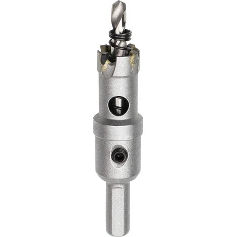 Foret de Scie Cloche en Métal, Coupeur de Trou de Dents en Carbure de Tungstène pour Tôle D'acier Inoxydable, Métal, Alliage, Fer, Bois (18mm) (1/5)